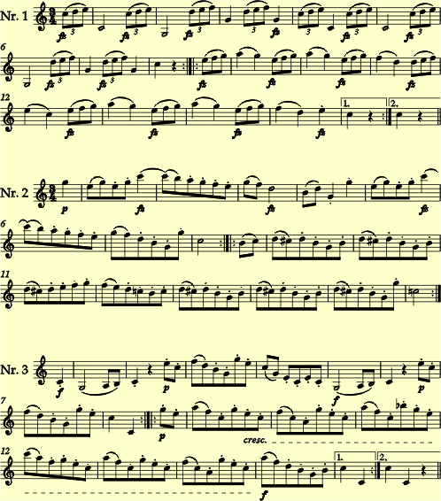 Ludwig van Beethoven 6 Ländlerische Tnze fr Klarinette und Klavier