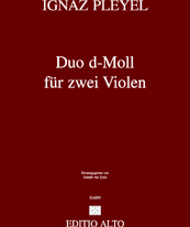 Ignaz Pleyel Duet d minor