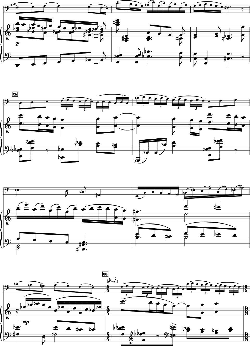 Sonate pour Contrebas et Piano