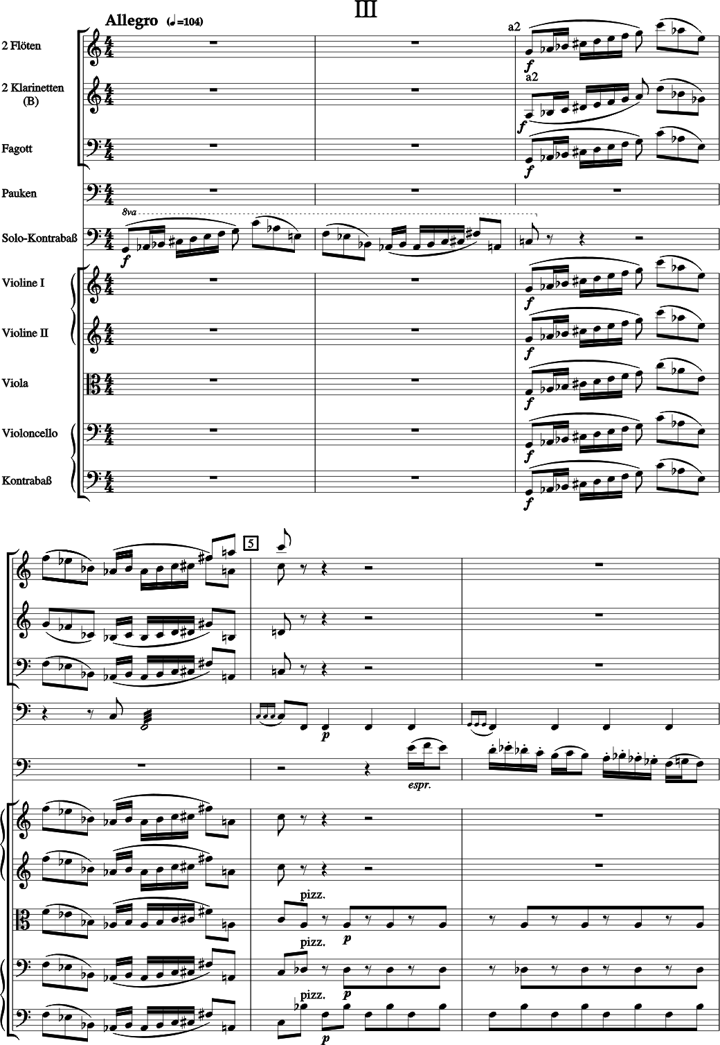 music for double bass