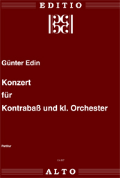 Günter Edin Konzert für Kontrabass und Orchester
