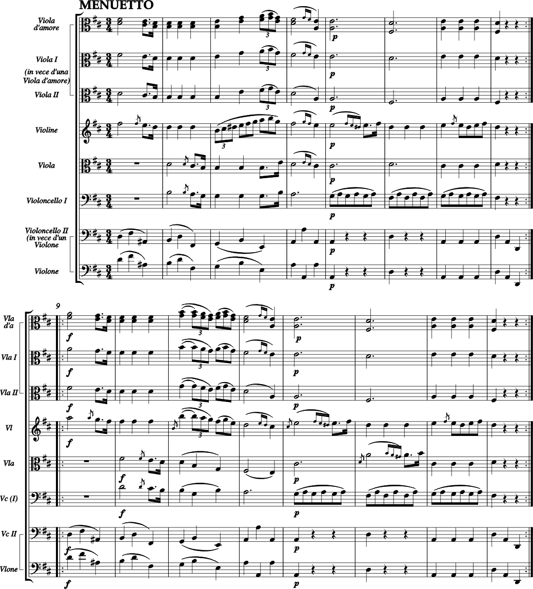 von Eybler Quintetto II / Sestetto II Re maggiore