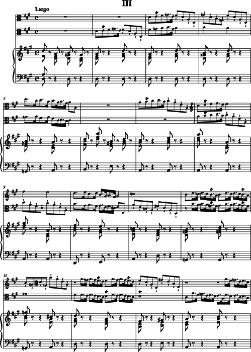christoph graupner concerto la majeur pour viole d'amour alto piano