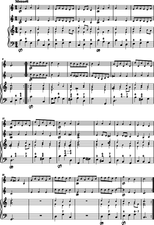 Johann Georg Hoffmann Partie à 3 Voci per due Viola d'amore e Violoncello