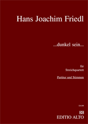 Friedl, Hans Joachim String quartet