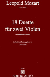 Leopold Mozart 18 Duets