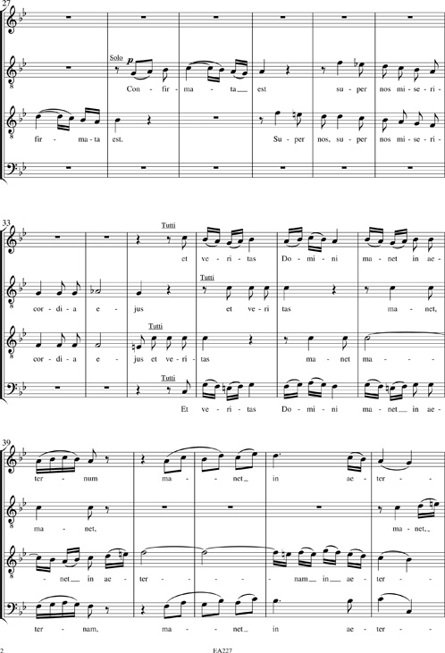 Johann Simon Mayr Laudate Dominum choir
