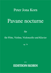 Peter Jona Korn Pavane nocturne Flute, Violin, Cello and Piano