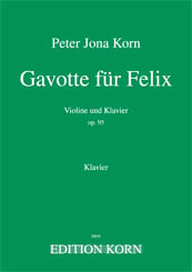 Peter Jona Korn Konzert für Violine und Orchester